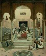 unknow artist, Arab or Arabic people and life. Orientalism oil paintings  326